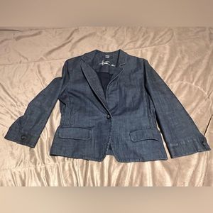 Howe 2 Denim Structured Blazer Size 10